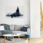 MISTY RECOLLECTION Peel and Stick Horizontal Poster