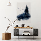 MISTY RECOLLECTION Selbstklebendes Poster - Hochformat