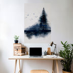 MISTY RECOLLECTION Selbstklebendes Poster - Hochformat