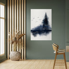 MISTY RECOLLECTION Selbstklebendes Poster - Hochformat