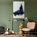 MISTY RECOLLECTION Selbstklebendes Poster - Hochformat