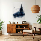 MISTY RECOLLECTION Selbstklebendes Poster - Hochformat