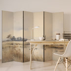 LAKESIDE NOSTALGY Dekorativer Paravent - 6-teilig