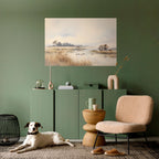 LAKESIDE NOSTALGY Selbstklebendes Horizontal-Poster