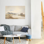 LAKESIDE NOSTALGY Selbstklebendes Horizontal-Poster