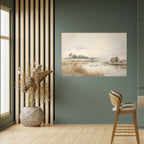 LAKESIDE NOSTALGY Selbstklebendes Horizontal-Poster