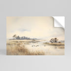 LAKESIDE NOSTALGY Selbstklebendes Horizontal-Poster