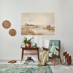 LAKESIDE NOSTALGY Selbstklebendes Horizontal-Poster