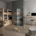 AZURE SUMMITS Decorative 3-Panel Room Divider