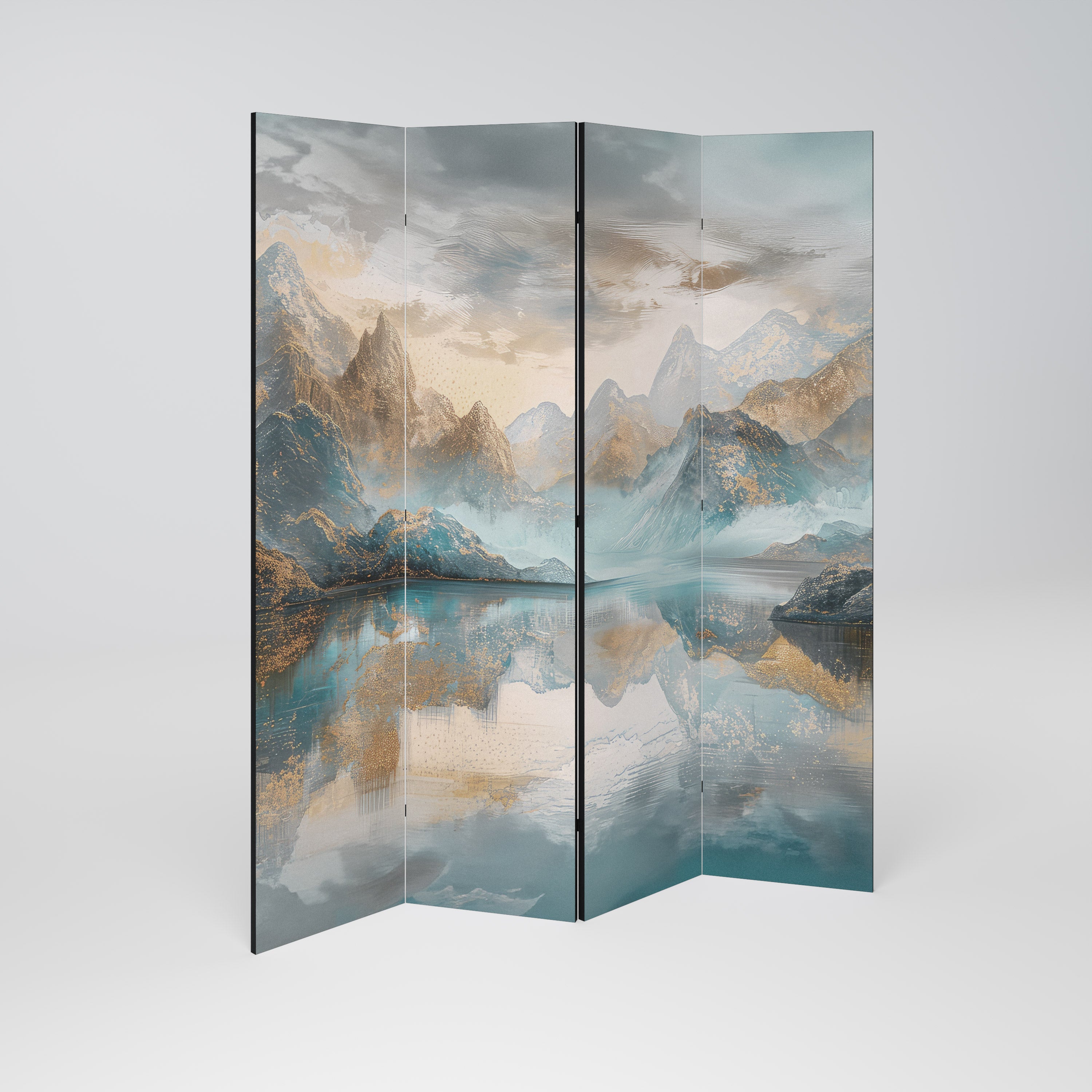 AZURE SUMMITS 4-Panel Room Divider