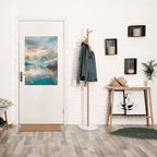 AZURE SUMMITS Selbstklebendes Poster - Hochformat