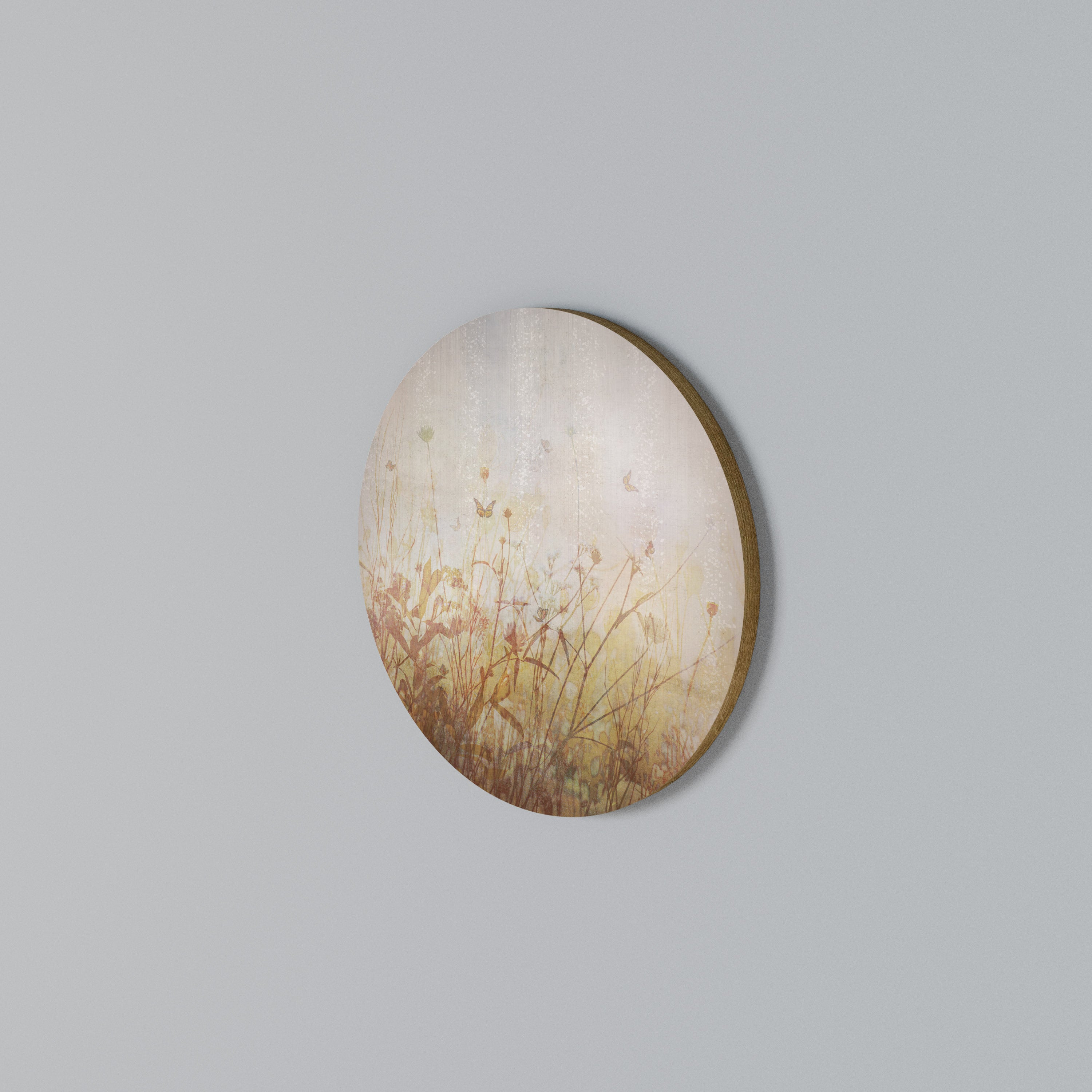 MEADOW BUTTERFLIES Rundes Wandbild