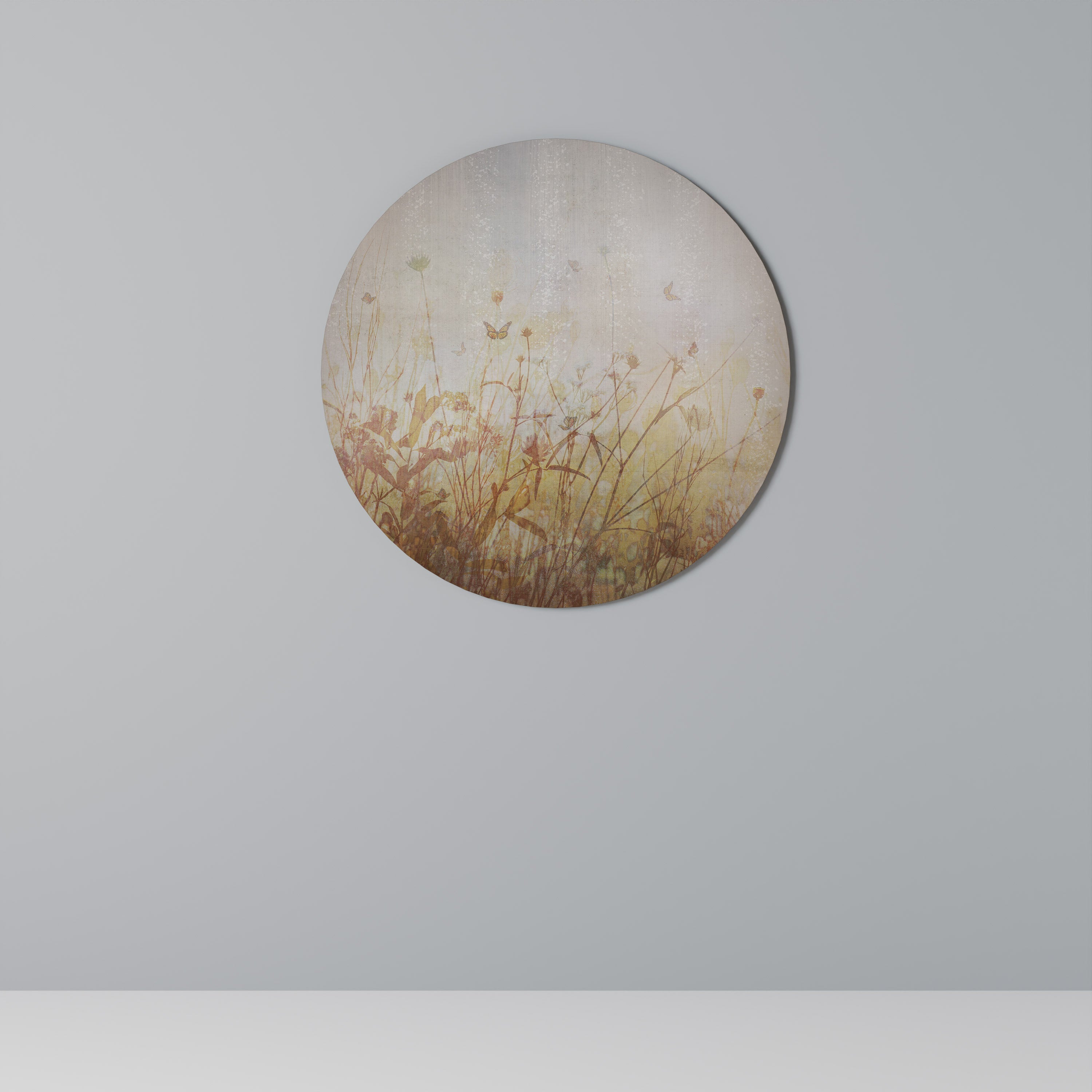 MEADOW BUTTERFLIES Runde Wanddekoration Ø 69 cm