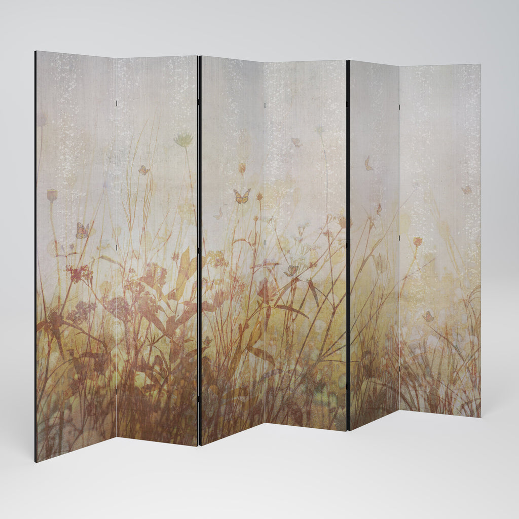 MEADOW BUTTERFLIES Dekorativer 6-teiliger Raumteiler