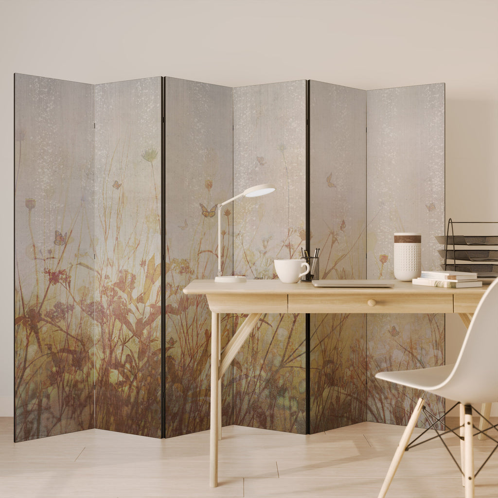 MEADOW BUTTERFLIES Dekorativer 6-teiliger Raumteiler
