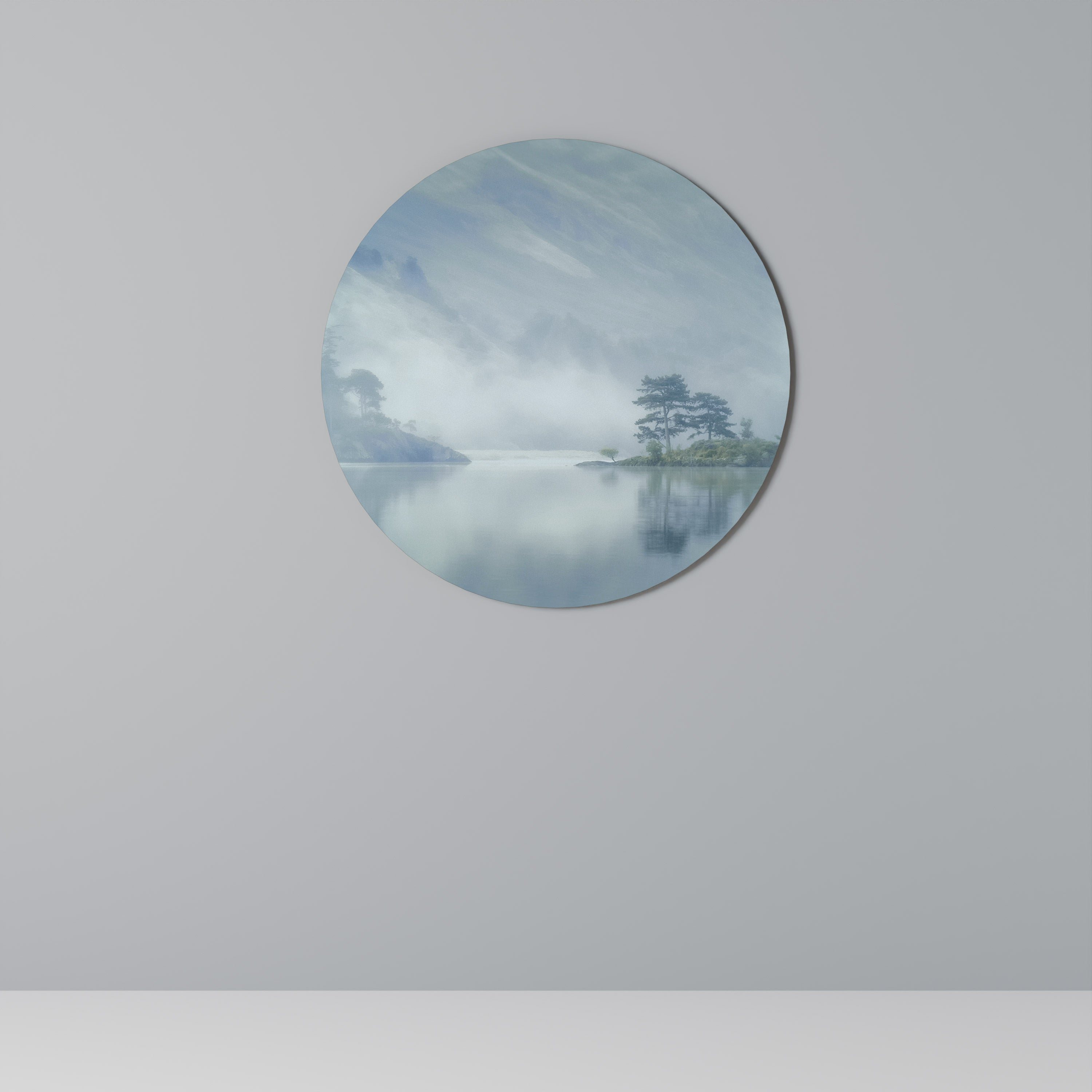 SILVER LAKE Runde Wanddekoration Ø 69 cm