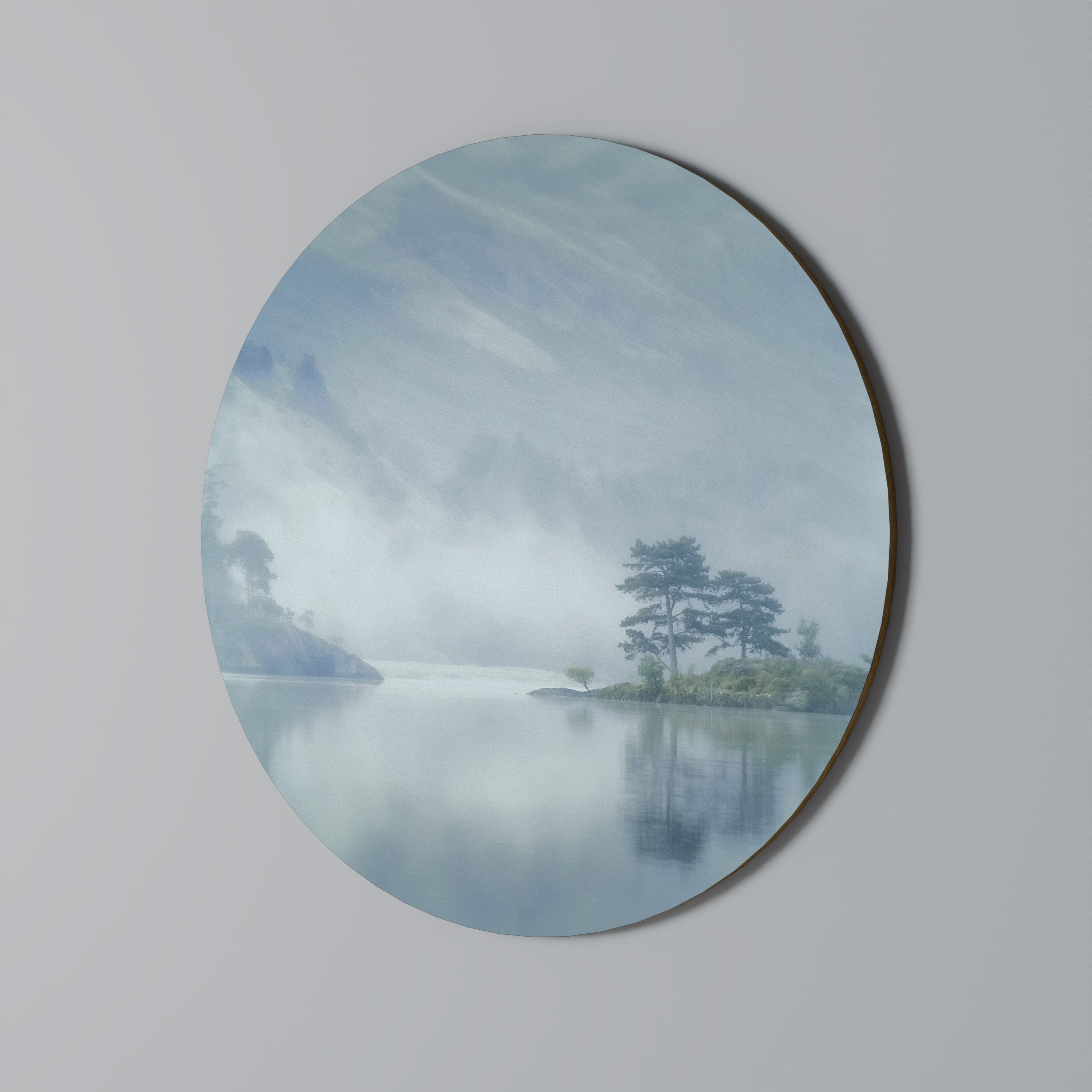 SILVER LAKE Runde Wanddekoration Ø 69 cm