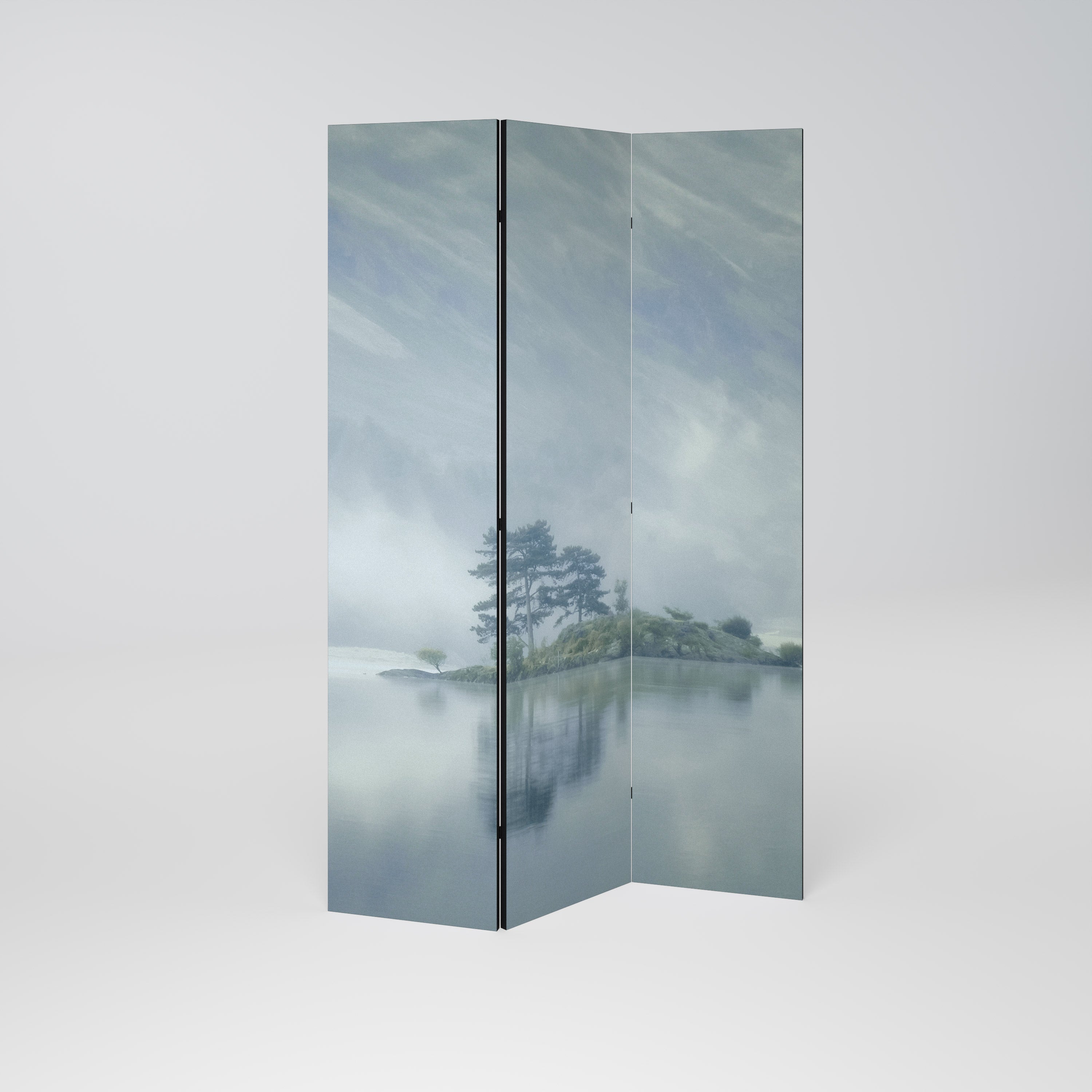SILVER LAKE Dekorativer 3-teiliger Raumteiler