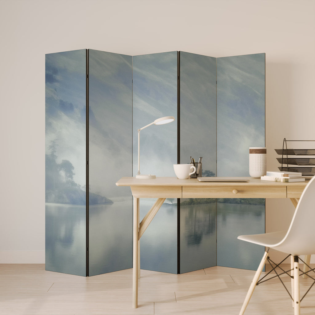 SILVER LAKE Dekorativer 5-teiliger Raumteiler