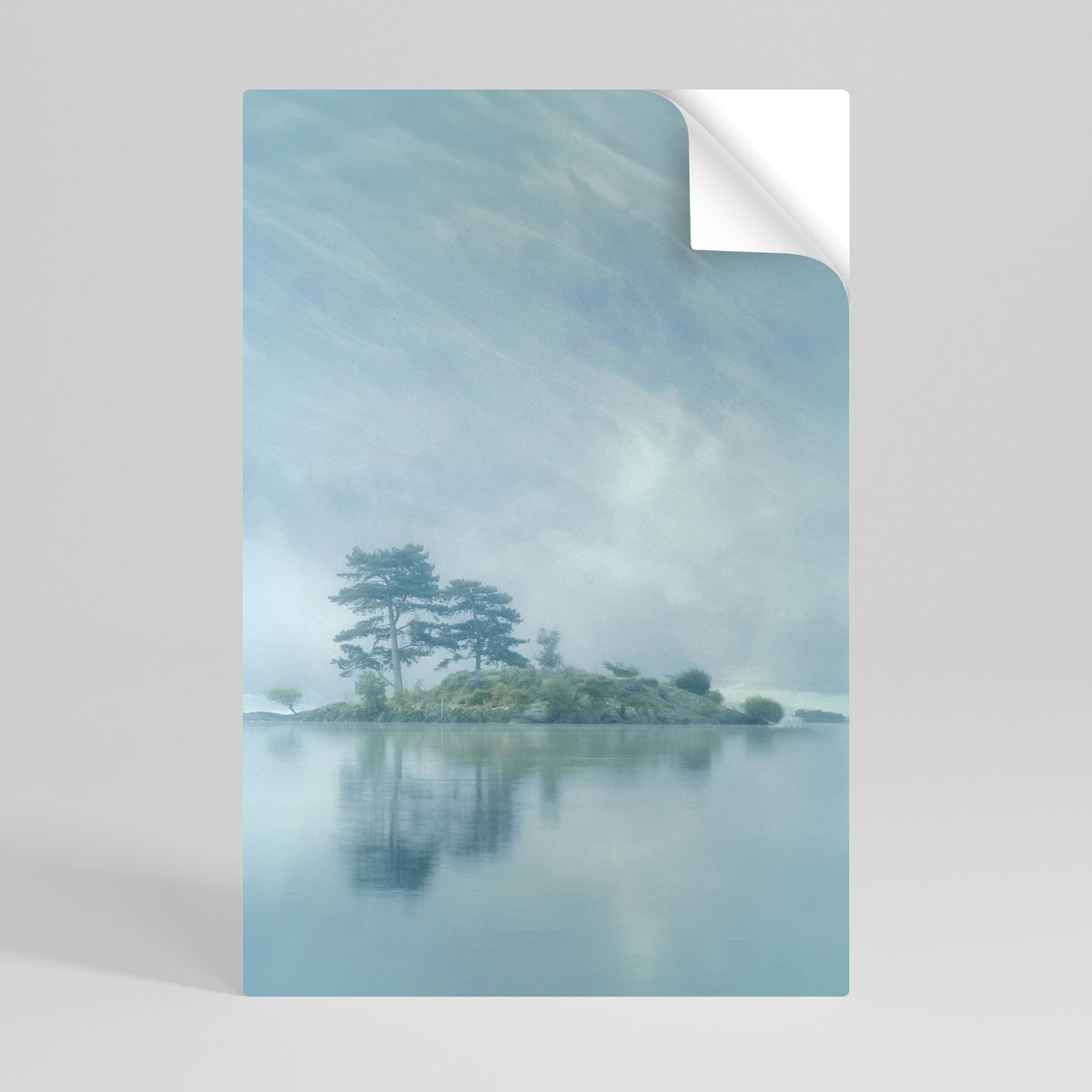 SILVER LAKE Selbstklebendes Poster - Hochformat