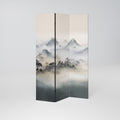 HIDDEN TEMPLE MIST Decorative 3-Panel Room Divider