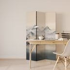 HIDDEN TEMPLE MIST Decorative 3-Panel Room Divider