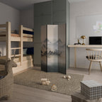 HIDDEN TEMPLE MIST Decorative 3-Panel Room Divider