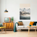 HIDDEN TEMPLE MIST Selbstklebendes Poster - Hochformat