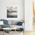 HIDDEN TEMPLE MIST Selbstklebendes Poster - Hochformat