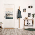 HIDDEN TEMPLE MIST Selbstklebendes Poster - Hochformat