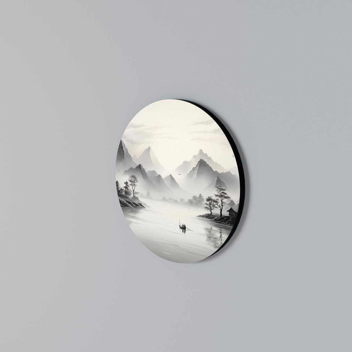 ASIAN VENTURE Rundes Wandbild