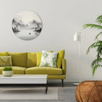 ASIAN VENTURE Runde Wanddekoration Ø 69 cm