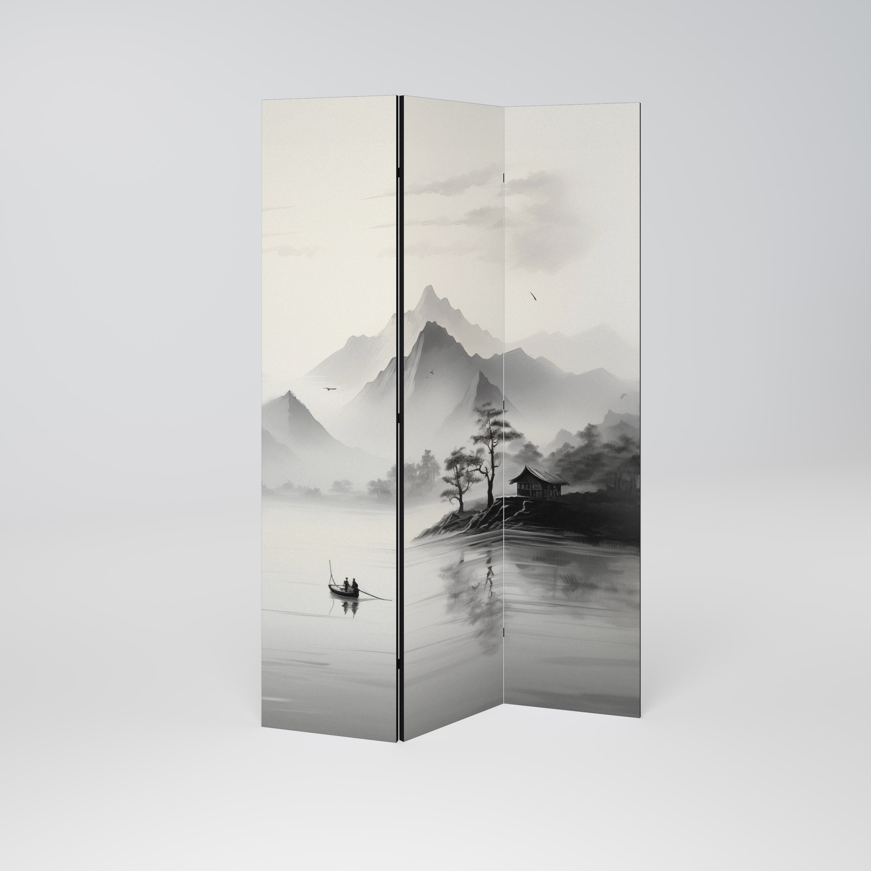 ASIAN VENTURE Dekorativer 3-teiliger Raumteiler