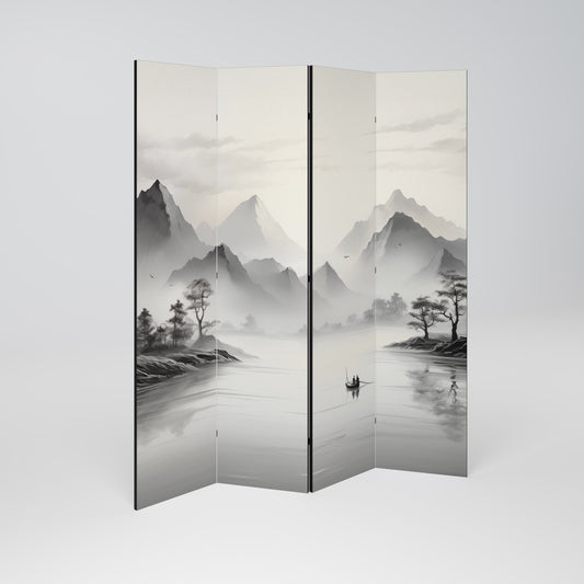 ASIAN VENTURE 4-teiliger Paravent