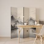 ASIAN VENTURE Dekorativer Paravent - 4-teilig