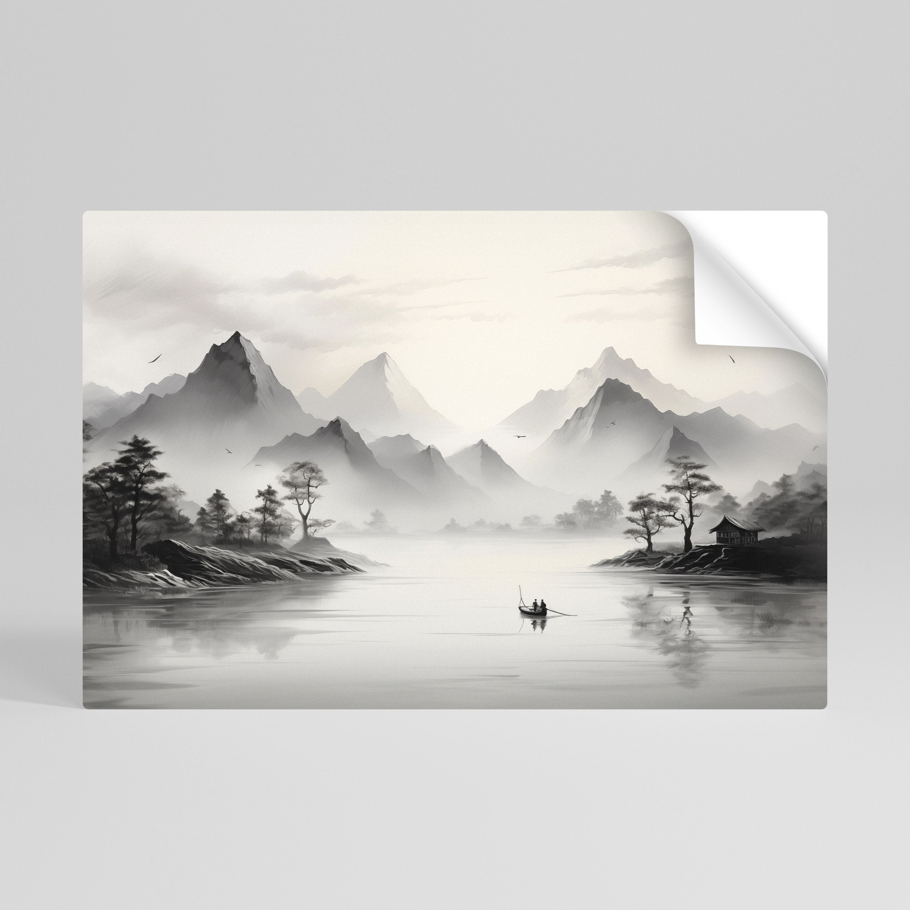 ASIAN VENTURE Selbstklebendes Horizontal-Poster