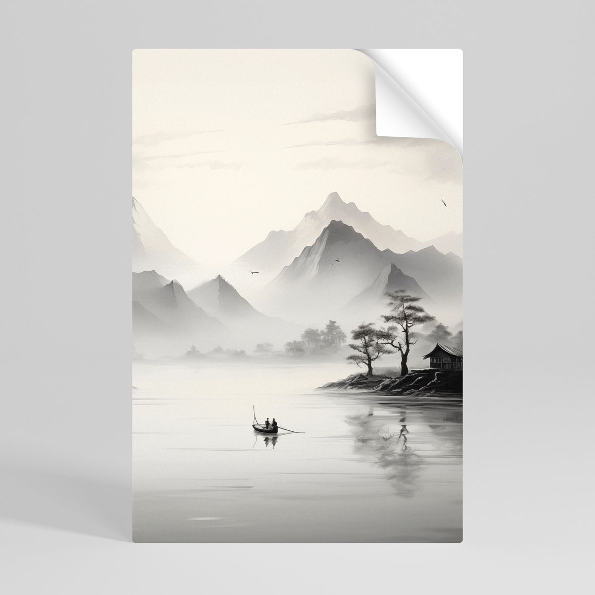 ASIAN VENTURE Selbstklebendes Poster - Hochformat