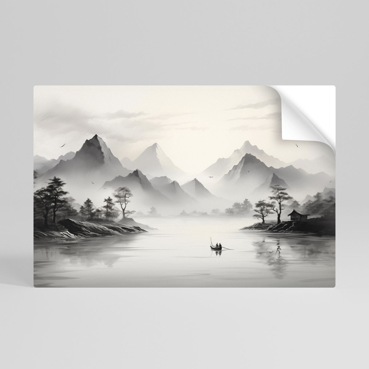 ASIAN VENTURE Peel and Stick Horizontal Poster