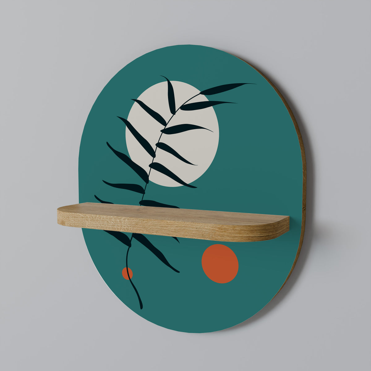 MYSTERIOUS LEAF Dekoratives Wandregal