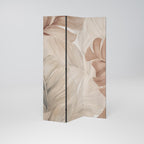 SOFT TONES OF FOLIAGE Dekorativer Paravent - 3-teilig
