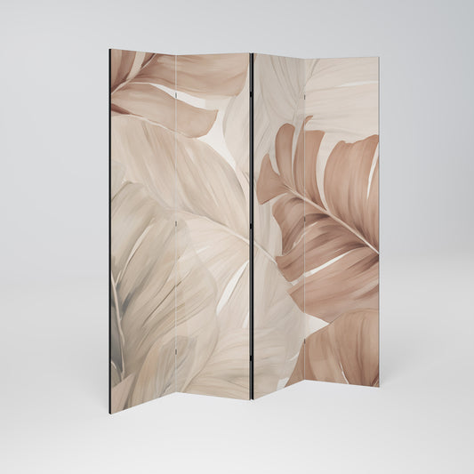 SOFT TONES OF FOLIAGE 4-teiliger Paravent