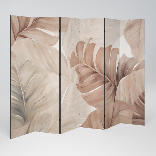SOFT TONES OF FOLIAGE 6-teiliger Paravent