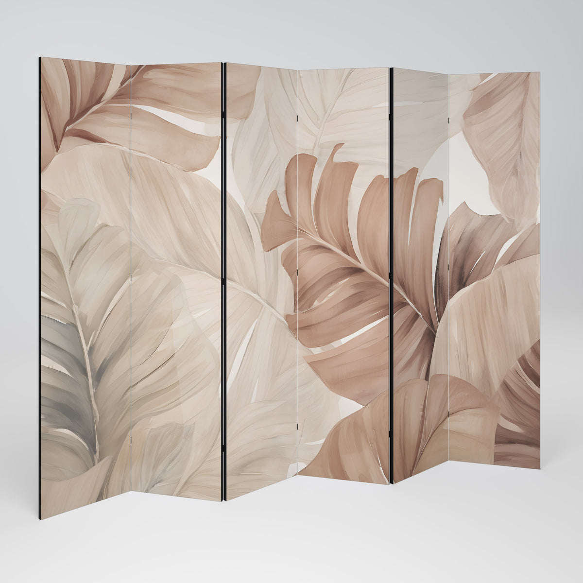 SOFT TONES OF FOLIAGE 6-teiliger Paravent
