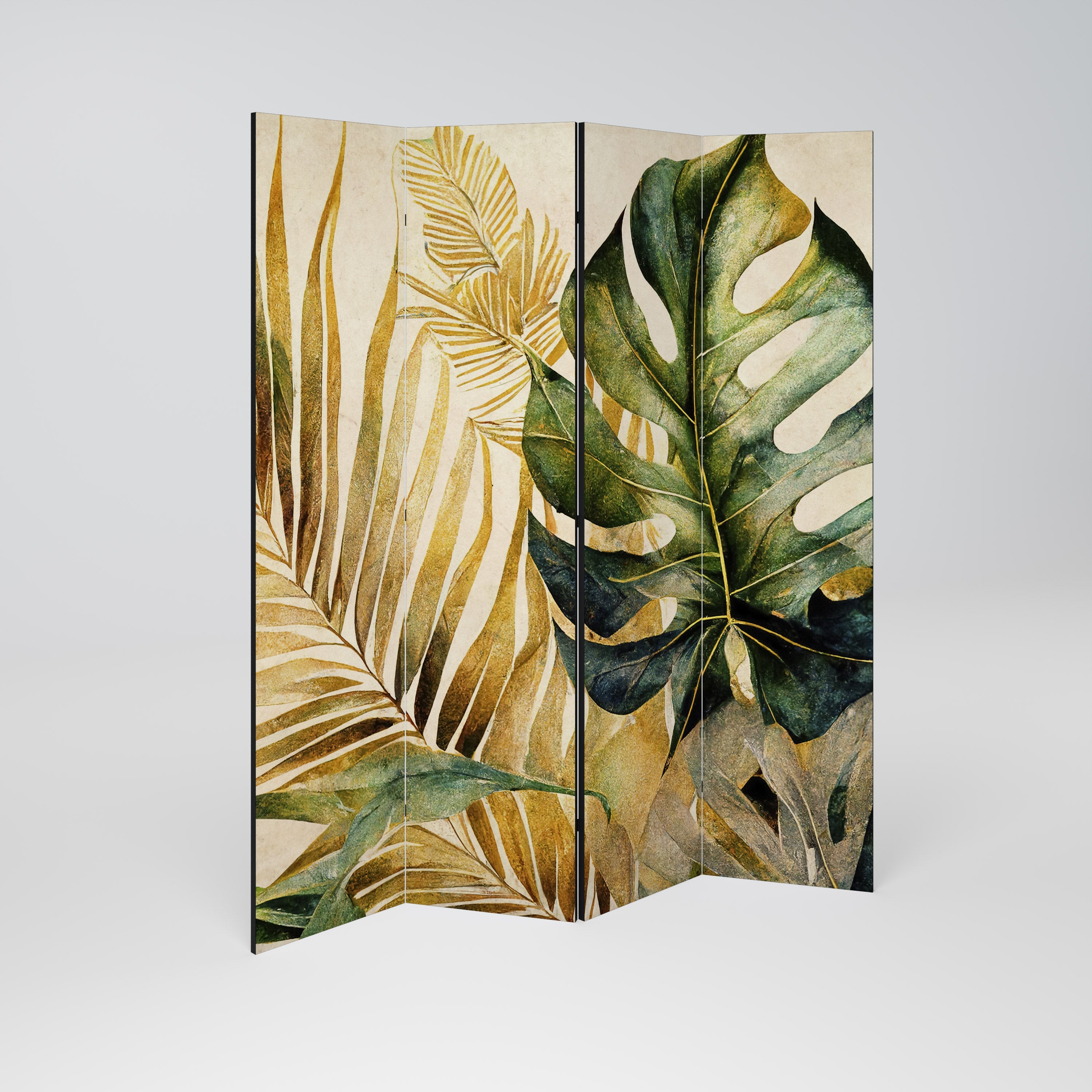 Dekorativer 4-teiliger Raumteiler „NATURE'S LYRICS“