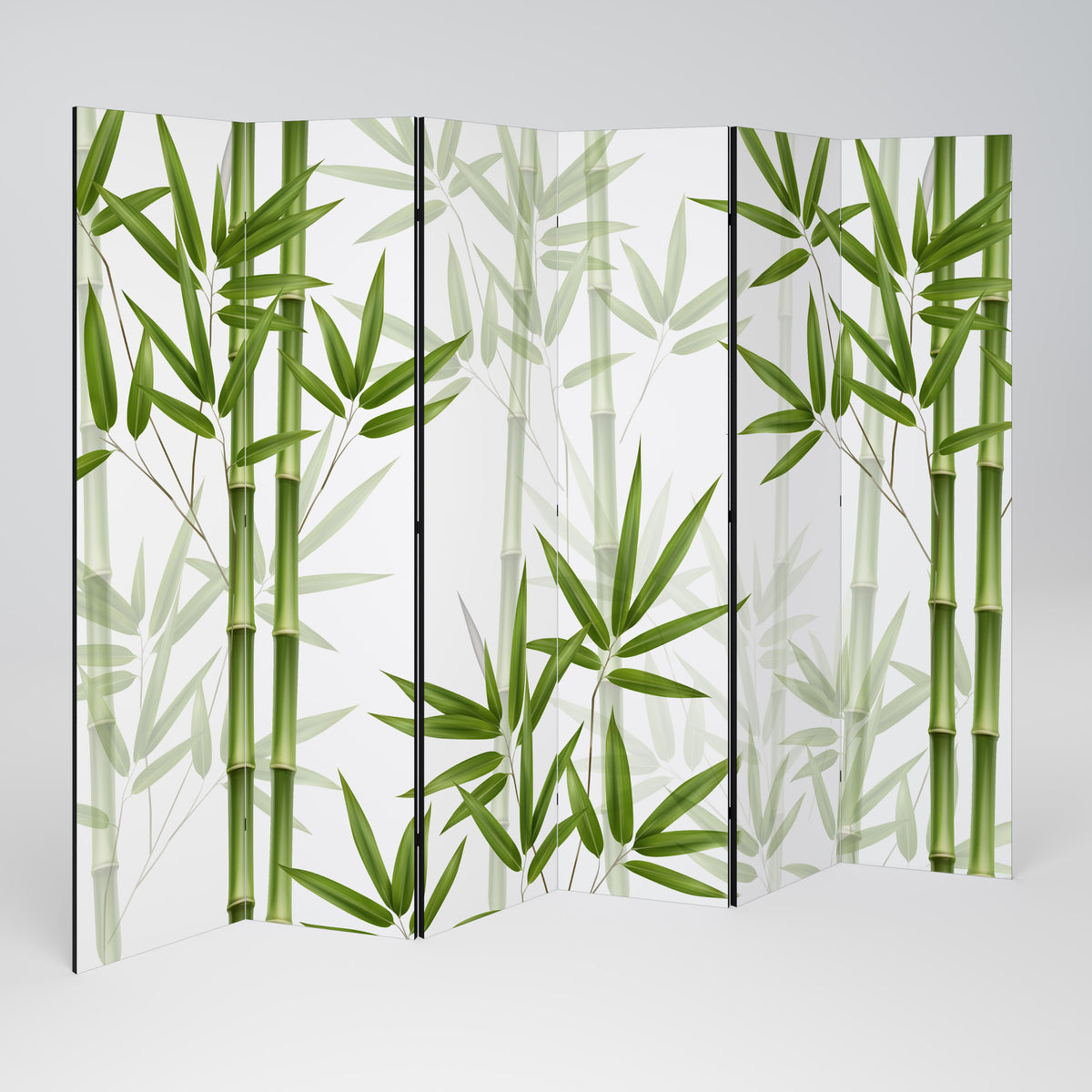 SERENE BAMBOO WHISPERS 6-teiliger Paravent
