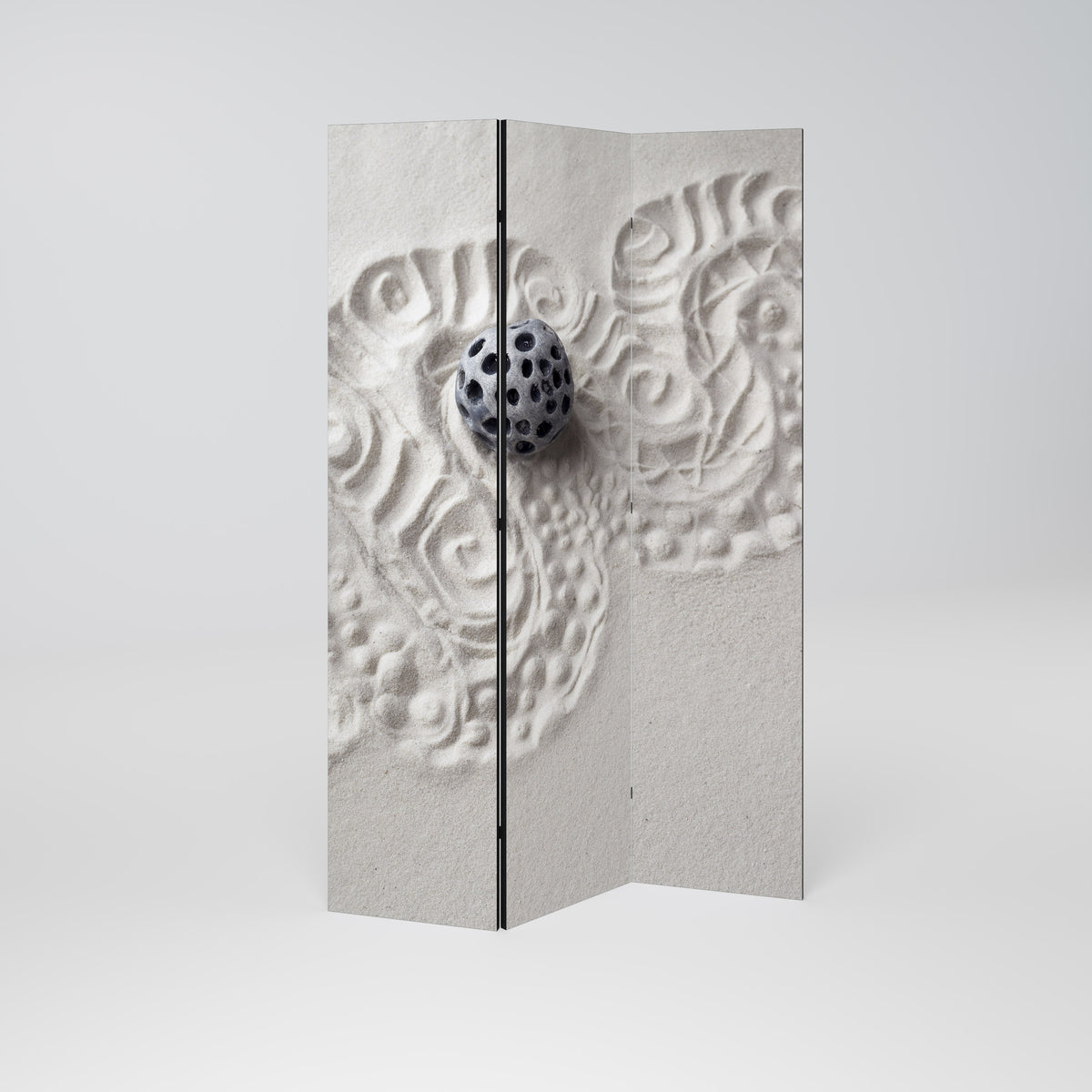 SAND SCULPTED SERENITY 3-teiliger Paravent