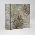 TEXTURED TRANQUILITY Decorative 5-Panel Room Divider