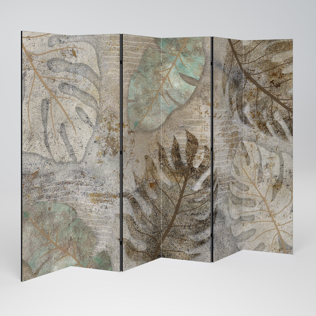 TEXTURED TRANQUILITY Dekorativer 6-teiliger Raumteiler