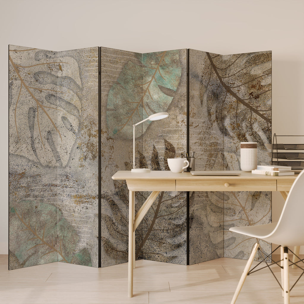 TEXTURED TRANQUILITY Dekorativer 6-teiliger Raumteiler