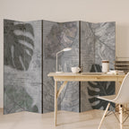 VINTAGE GREENERY 6-teiliger Paravent